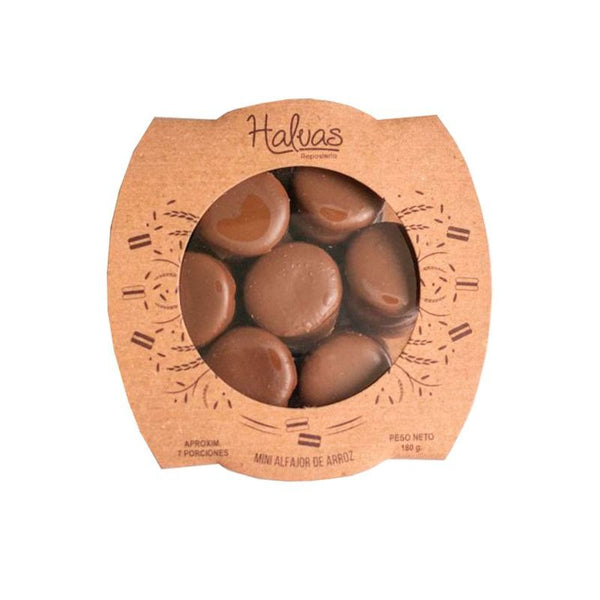 Alfajor de chocolate / Halvas * 18 unds