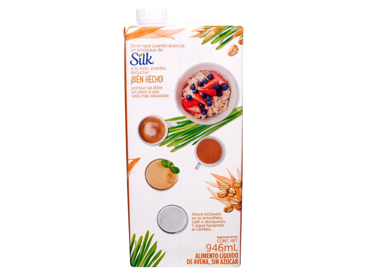 Silk Original unsweetened oat milk