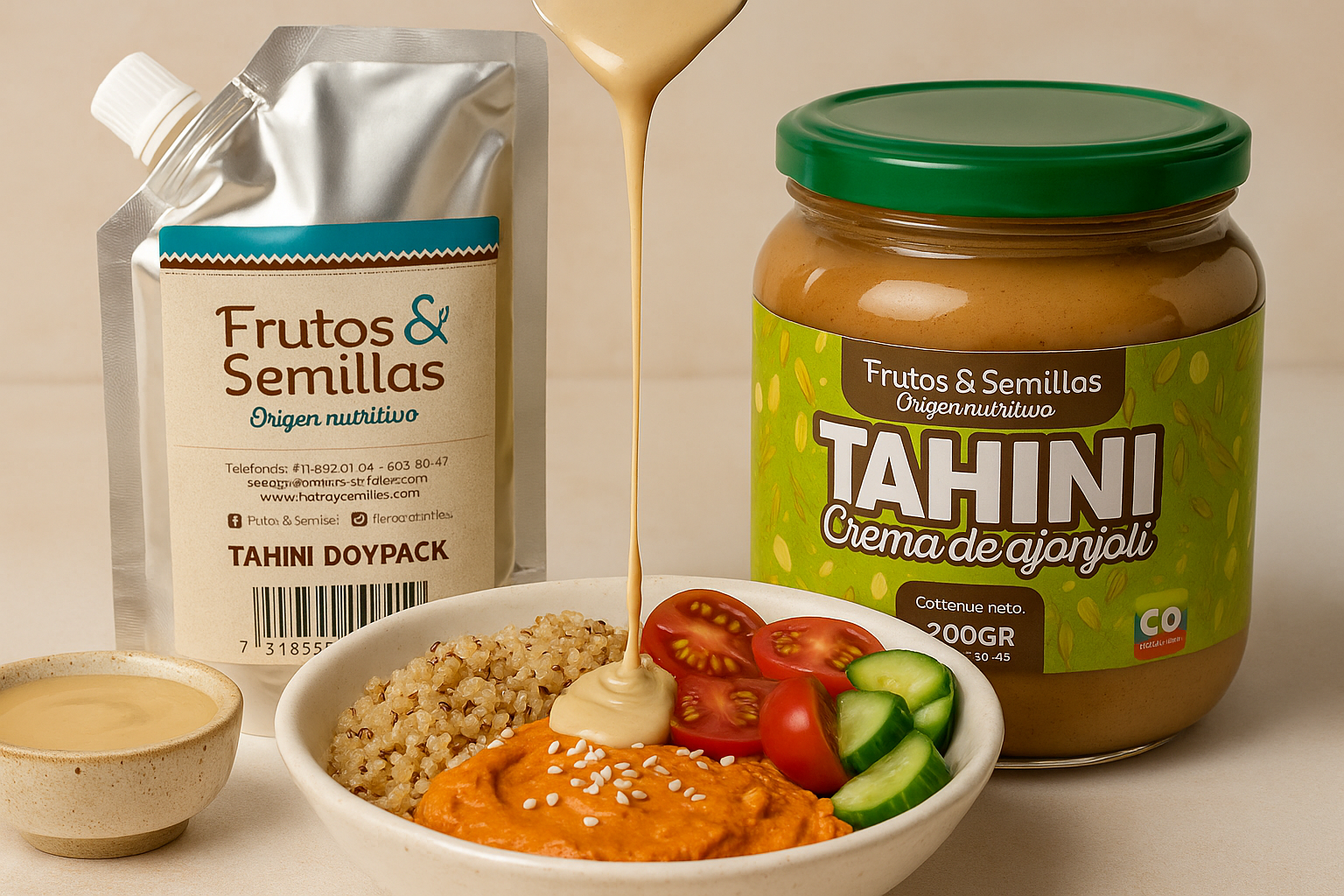TAHINI FRUTOS Y SEMILLAS