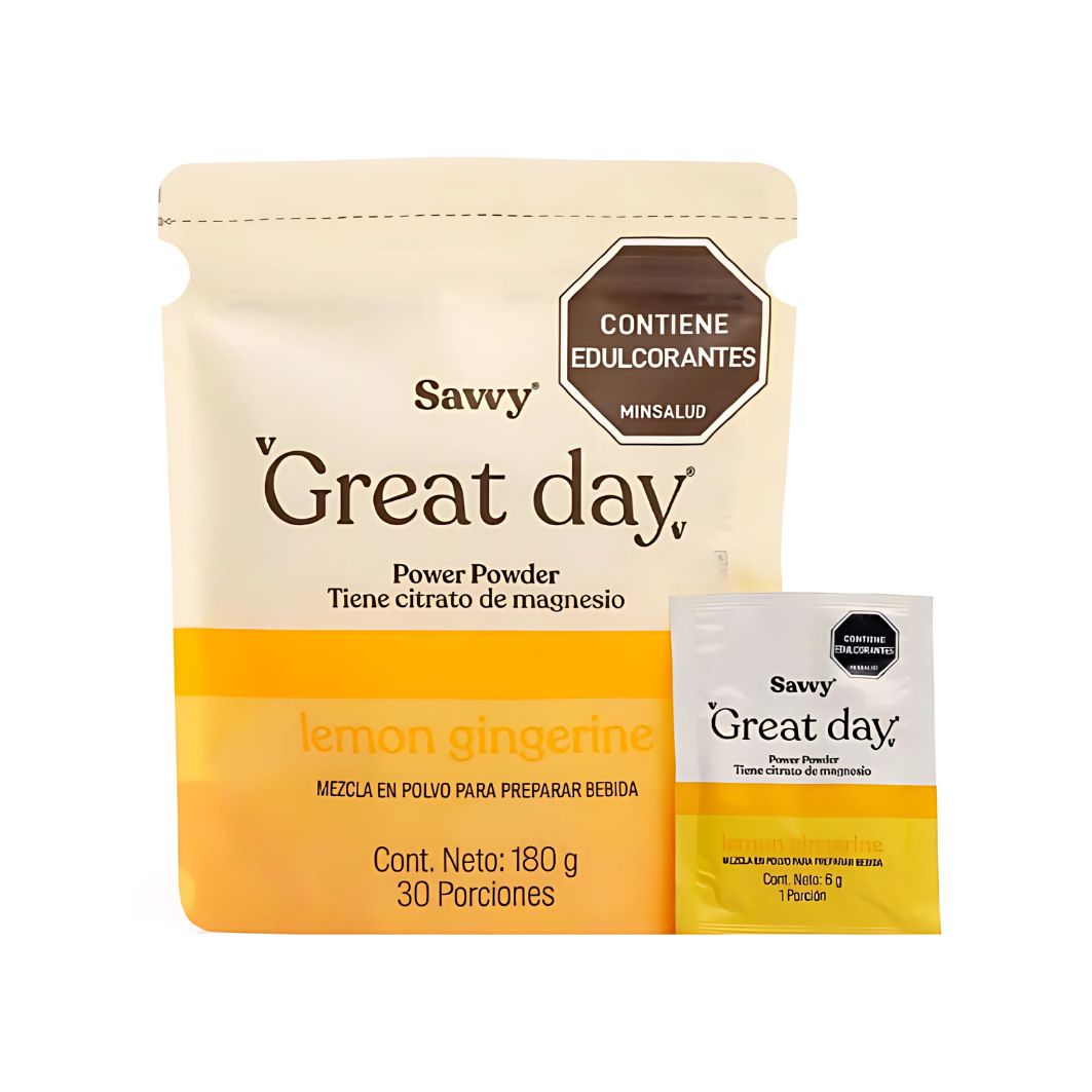 GREAT DAY LEMON GINGERINE SAVVY * 210 GR