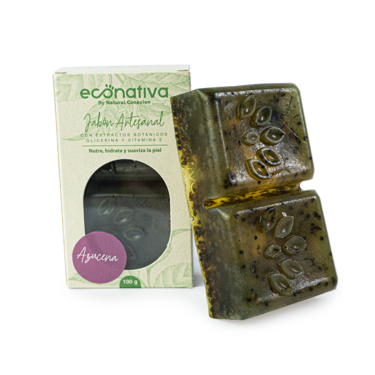 ECONATIVA  JABON ARTESANAL ALOE VERA* 100G