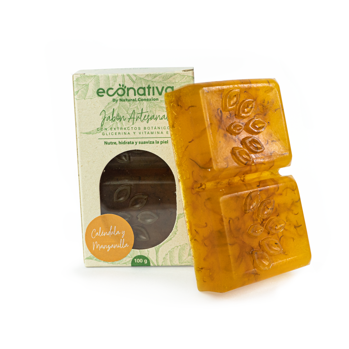 ECONATIVA  JABON ARTESANAL ALOE VERA* 100G