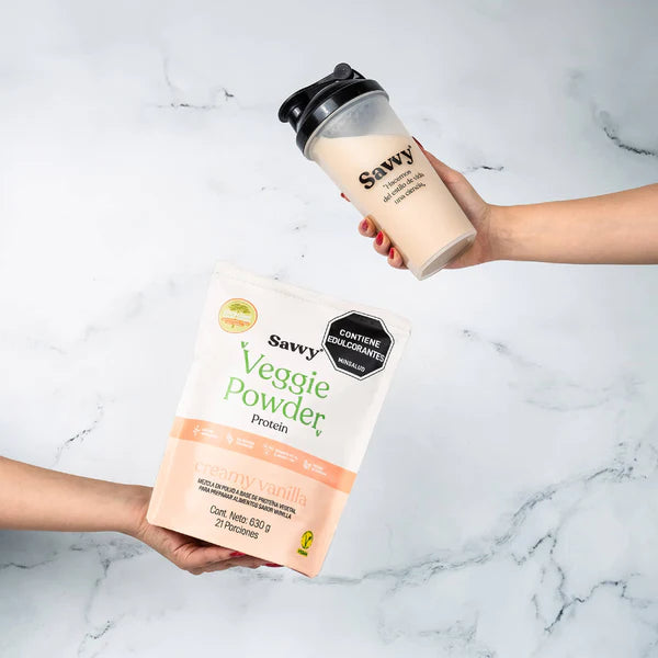 Proteína | Veggie Powder creamy vanilla 630g – Frutos & Semillas