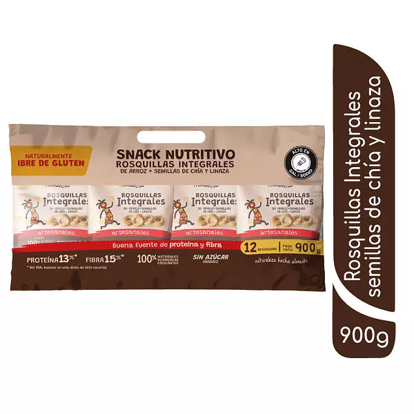 NATURELA CHIA WHOLE DONUTS - LINSEED * 210GR
