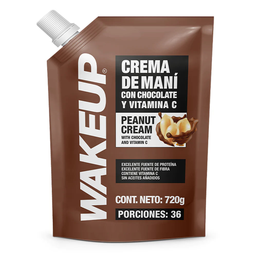 WAKE UP CREMA DE MANI + CHOCOLATE * 720 G