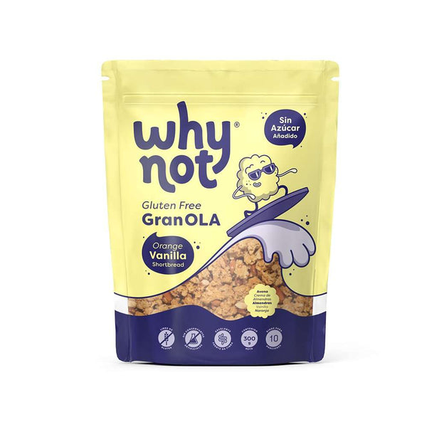 WHY NOT GRANOLA ORANGE VAINILLA SHORTBREAD