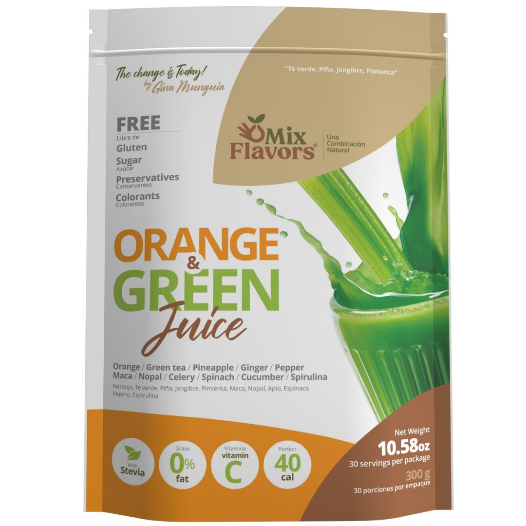 ORANGE & GREEN JUICE * 300 GR