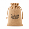 BOLSA DE YUTE FRUTOS & SEMILLAS * UN